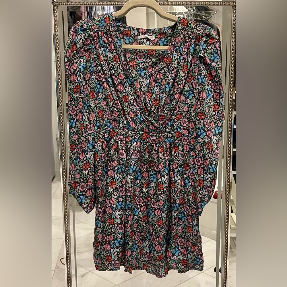 MNG floral mini dress